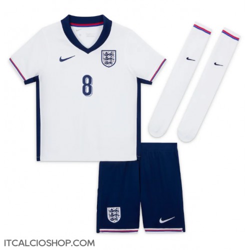 Inghilterra Alexander-Arnold #8 Prima Maglia Bambino Europei 2024 Manica Corta (+ Pantaloni corti)